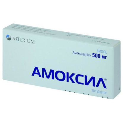 Світлина Амоксил таблетки 500 мг №20